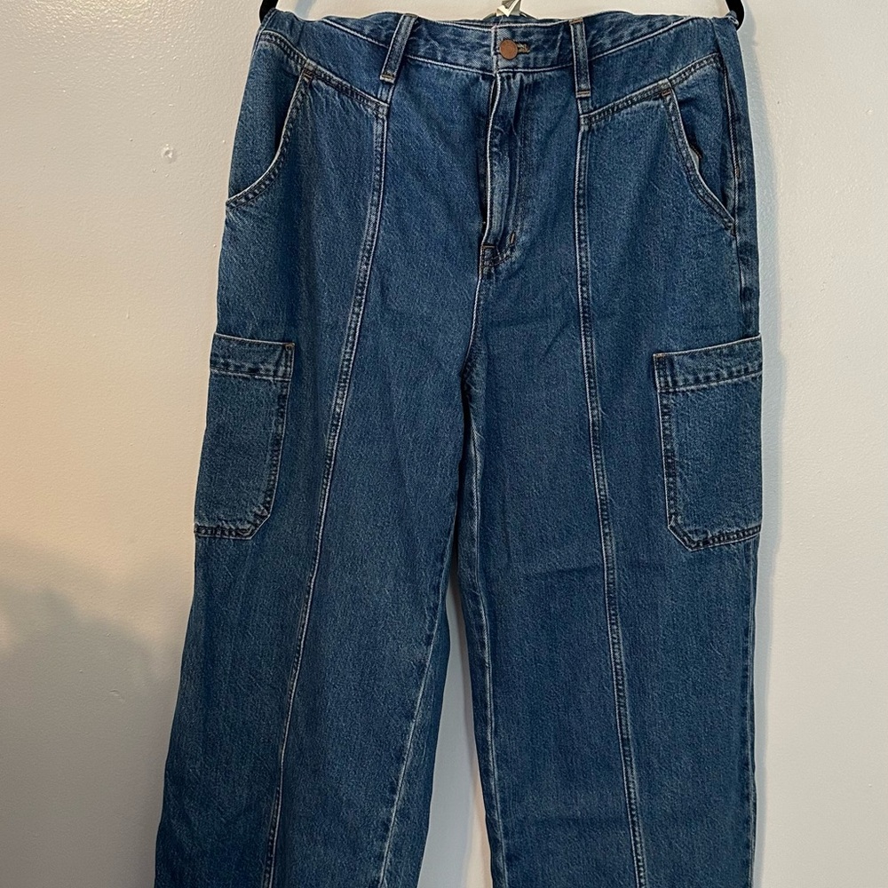 Madewell Relaxed Fit Denim Jeans - Deep Blue